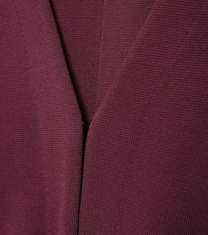 TERRY Fitted Burgundy Set