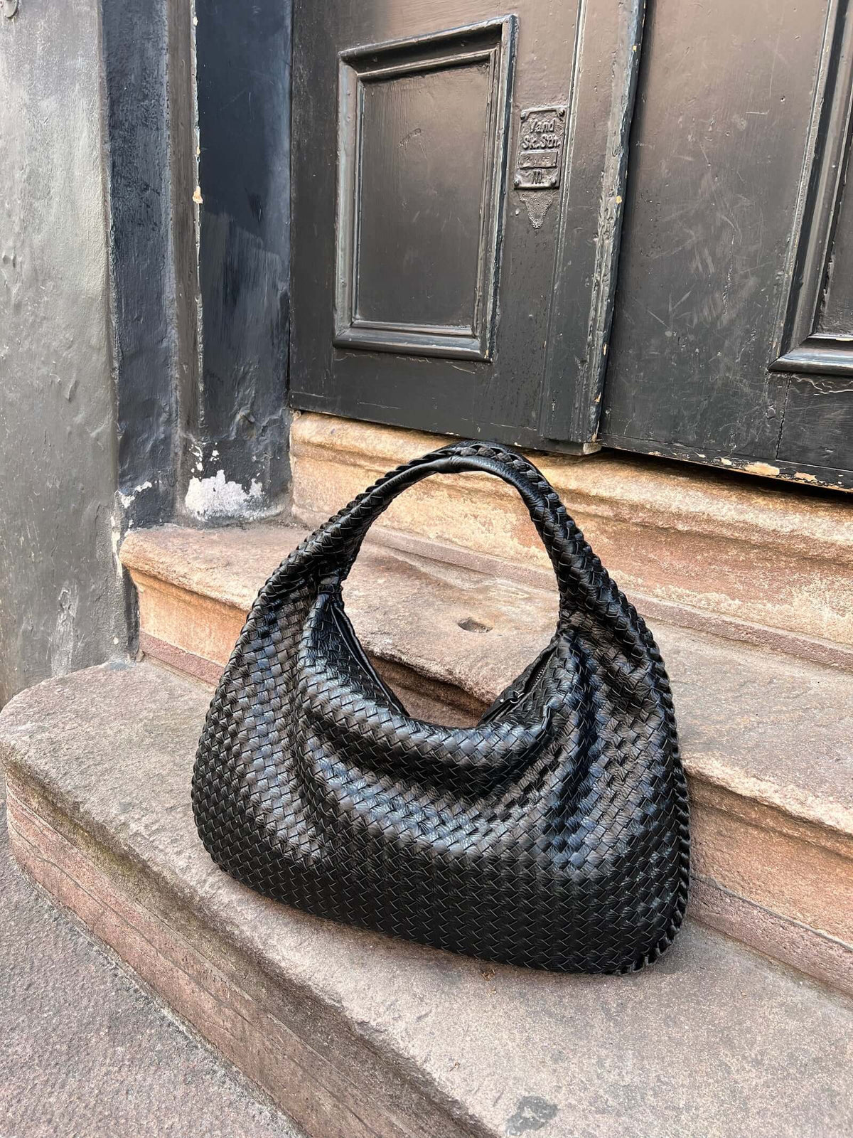 LILLY Woven Bag - Black