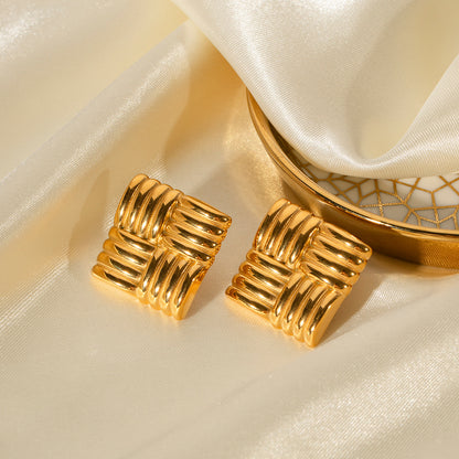 VIOLA Earrings - 18k Gold Stainless Steel